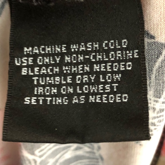 east 5th Size Large Peplum Pink/Black/Tan Blouse - Picture 6 of 6